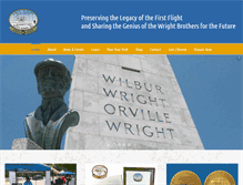 Tablet Screenshot of firstflight.org